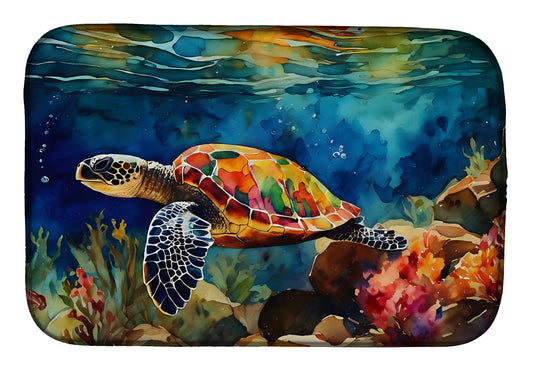 Buy this Loggerhead Sea Turtle Dish Drying Mat