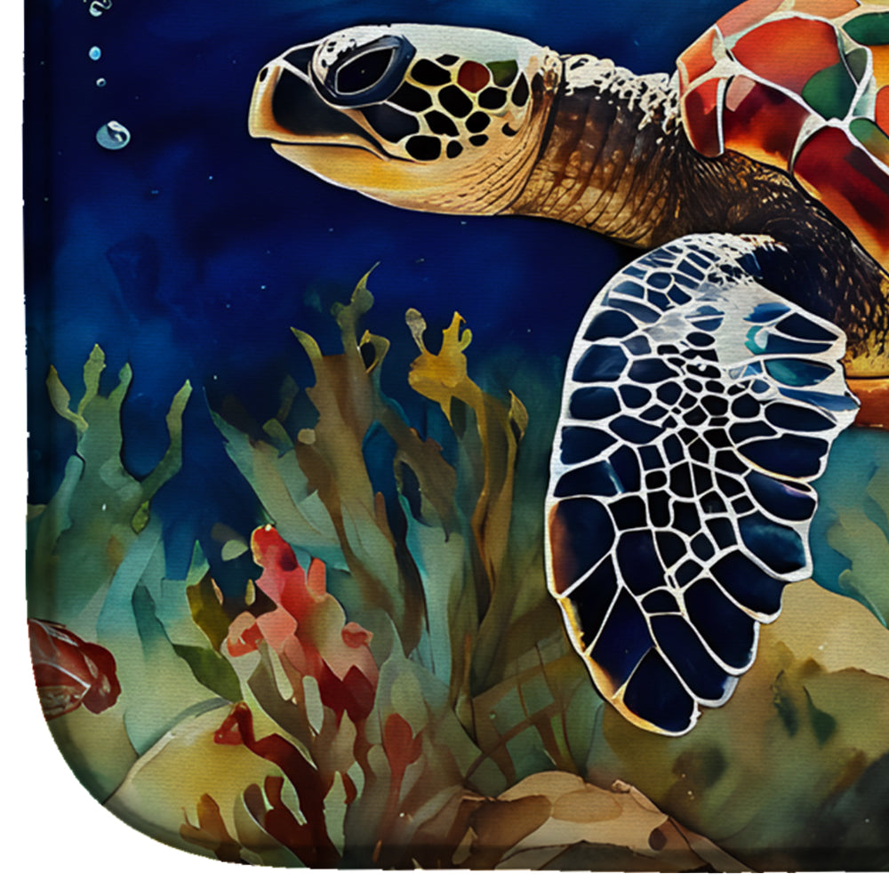 Loggerhead Sea Turtle Dish Drying Mat