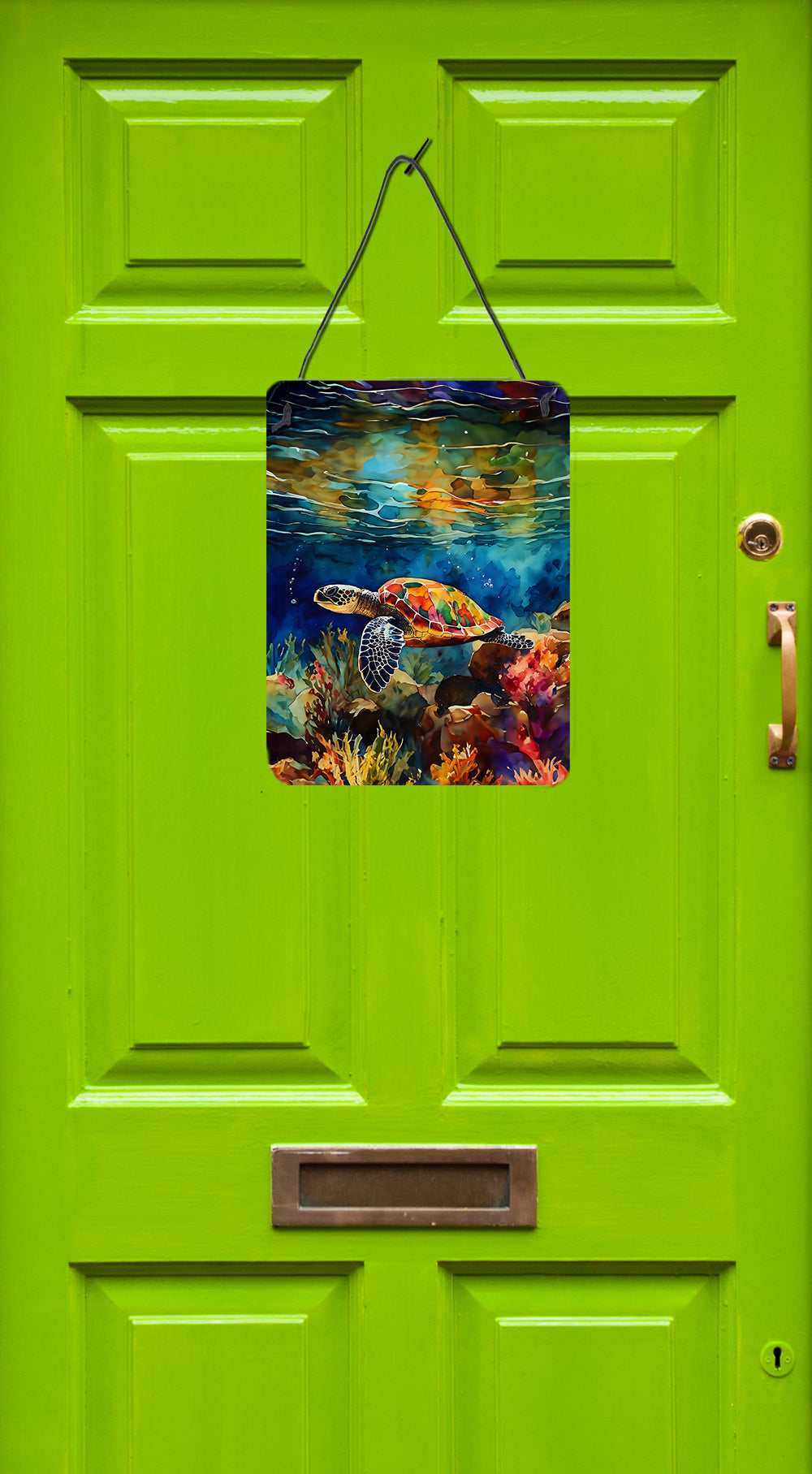 Loggerhead Sea Turtle Wall or Door Hanging Prints