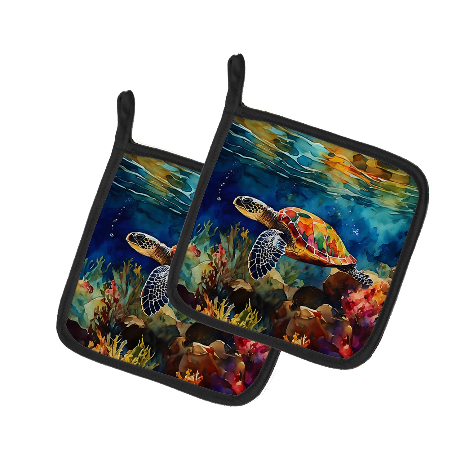 Buy this Loggerhead Sea Turtle Pair of Pot Holders