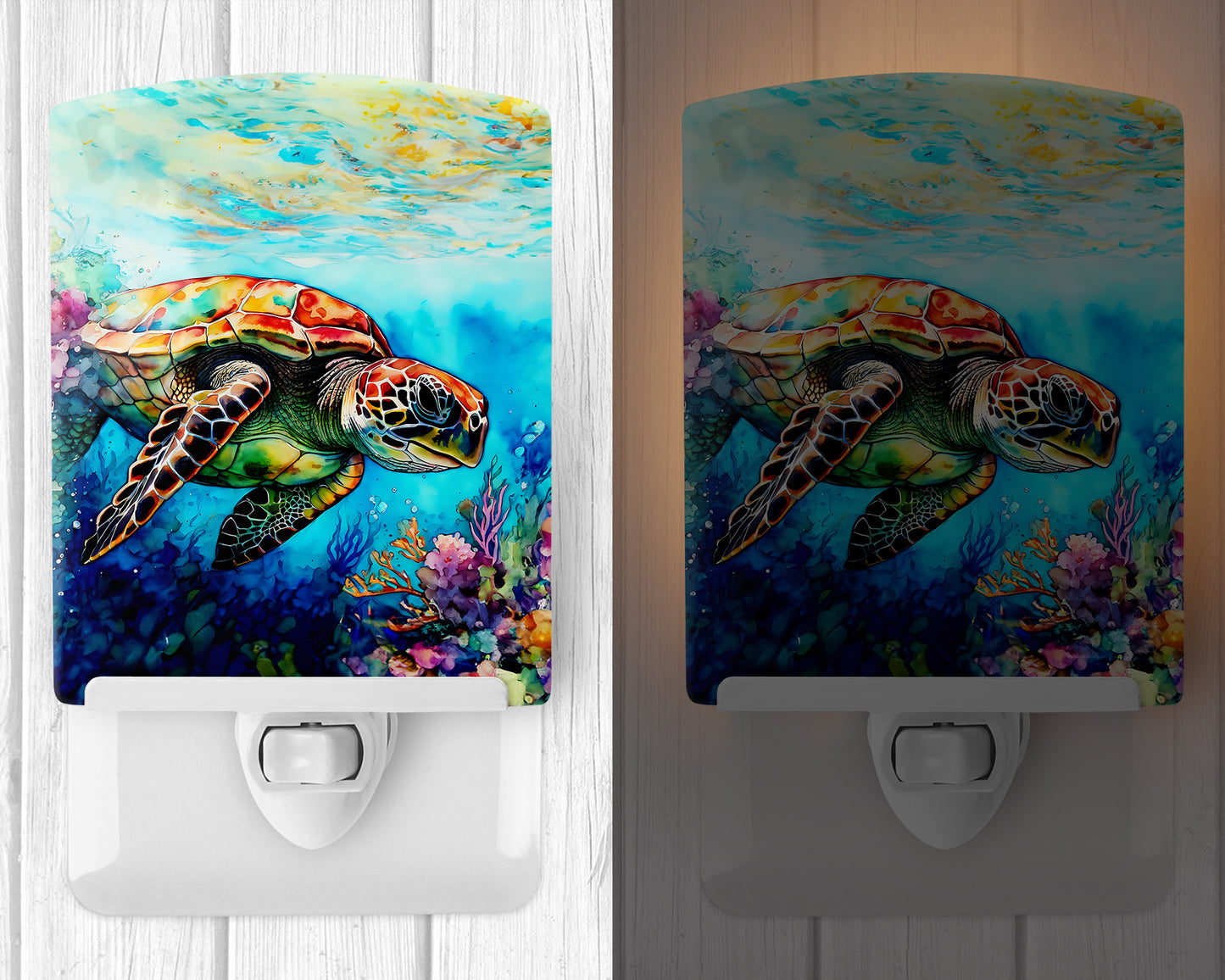 Loggerhead Sea Turtle Ceramic Night Light