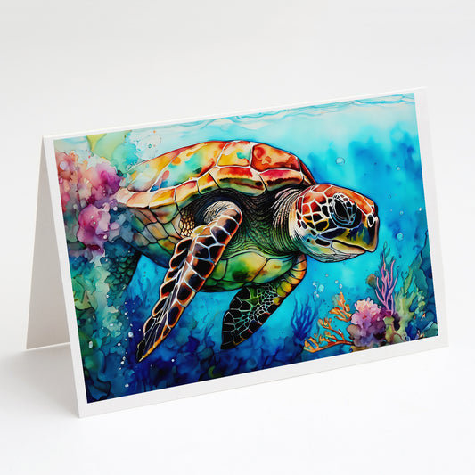 Buy this Loggerhead Sea Turtle Greeting Cards Pack of 8