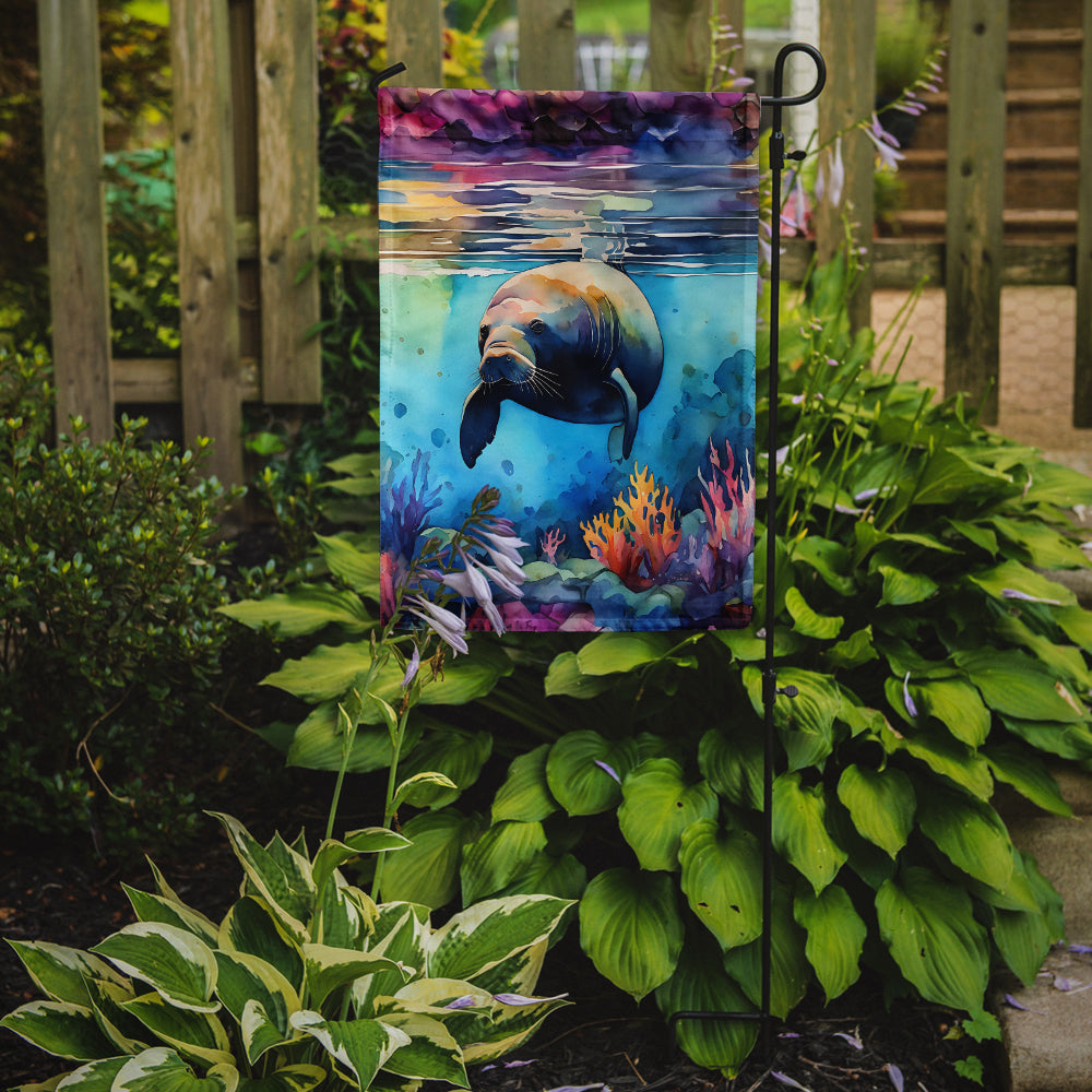 Manatee Garden Flag