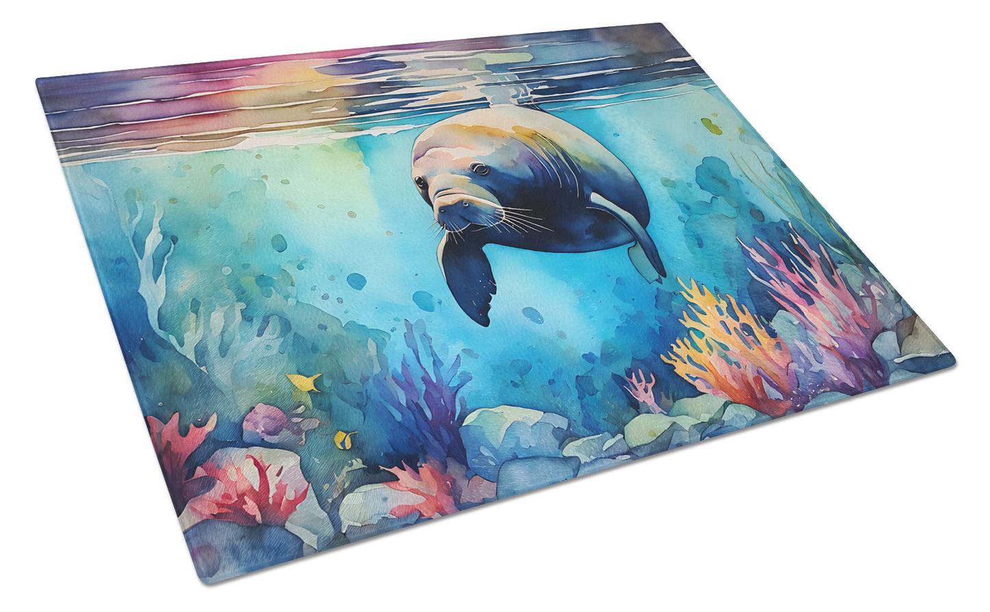 Buy this Manatee Glass Cutting Board