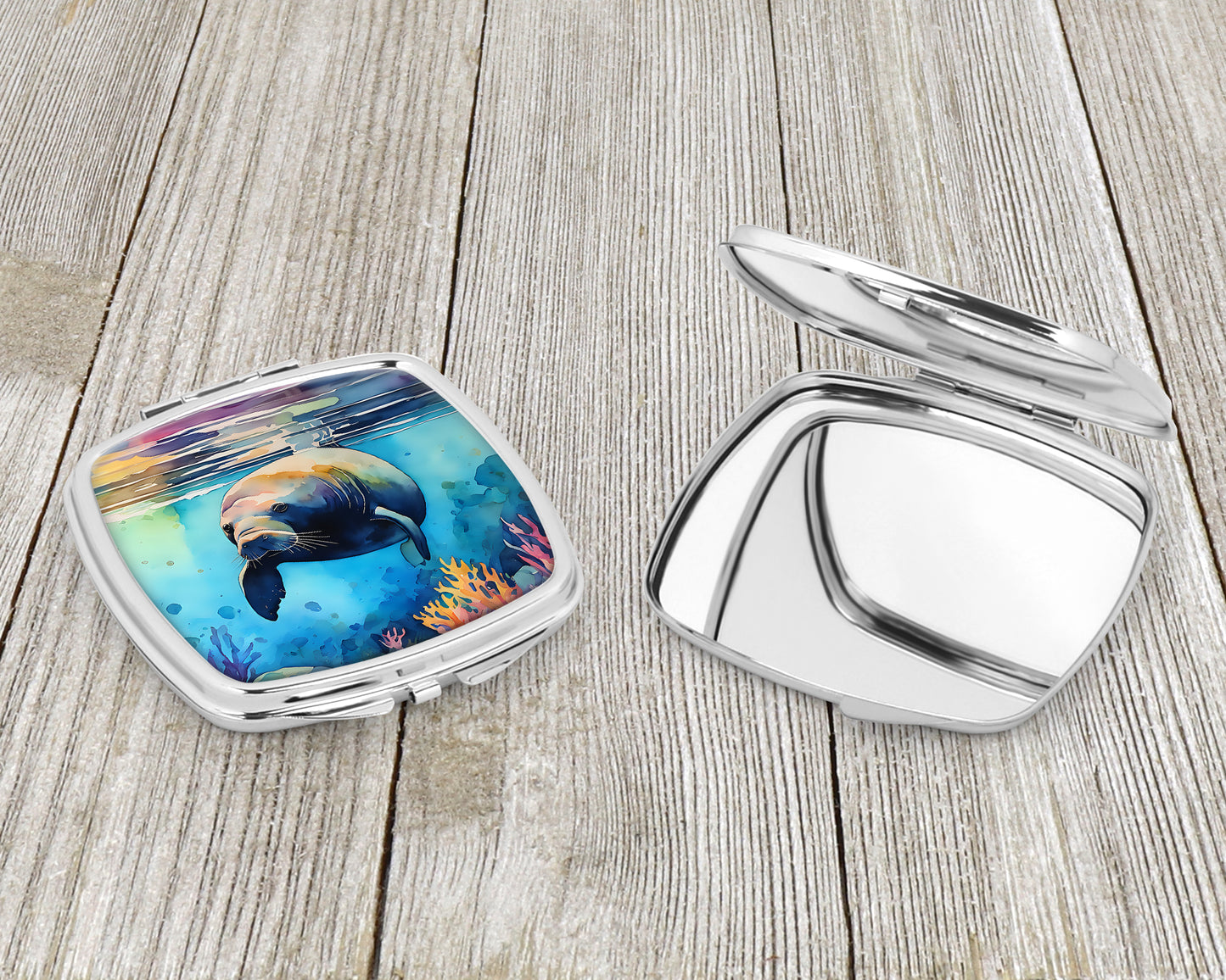 Manatee Compact Mirror