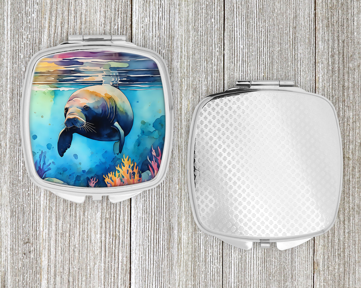 Manatee Compact Mirror