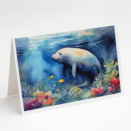 Buy this Manatee Greeting Cards Pack of 8