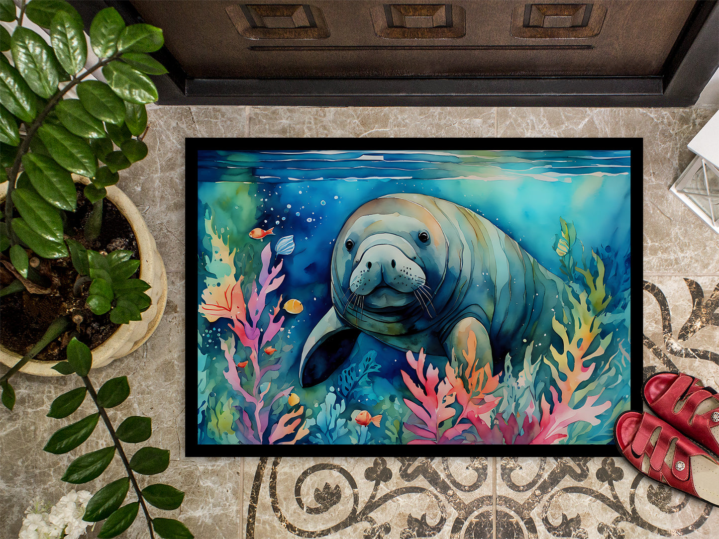 Manatee Doormat