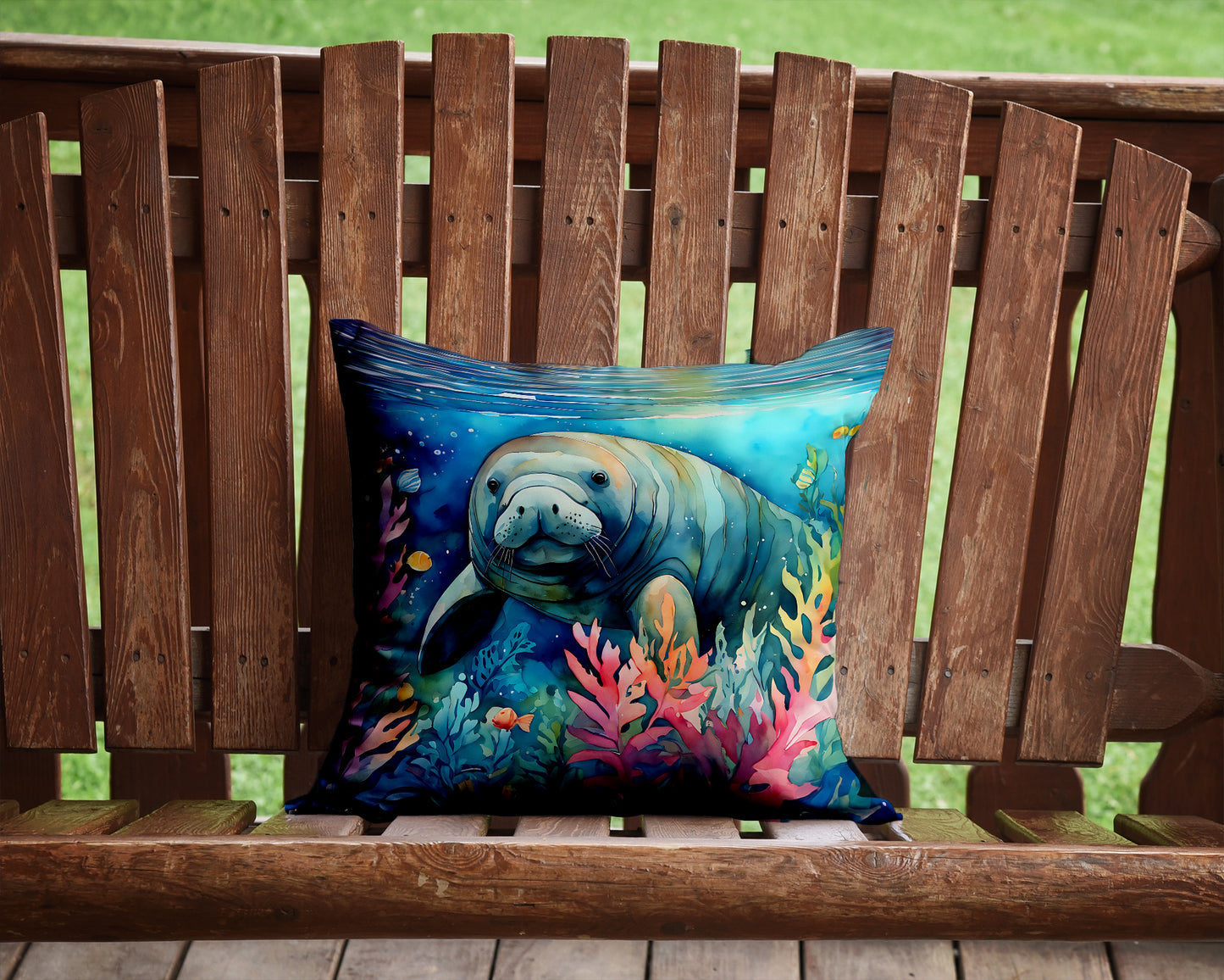 Manatee Throw Pillow