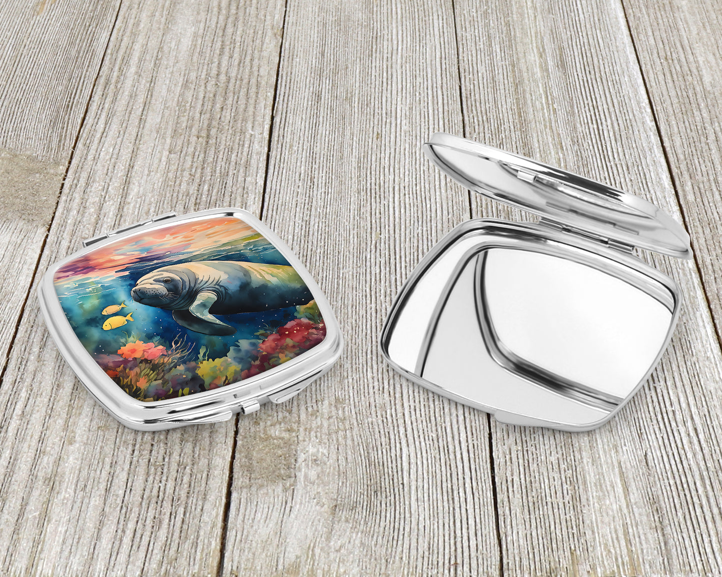 Manatee Compact Mirror