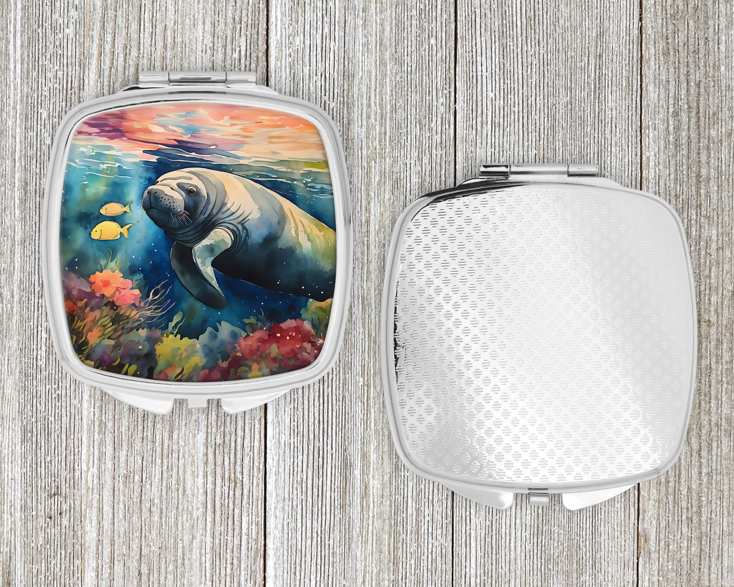 Manatee Compact Mirror