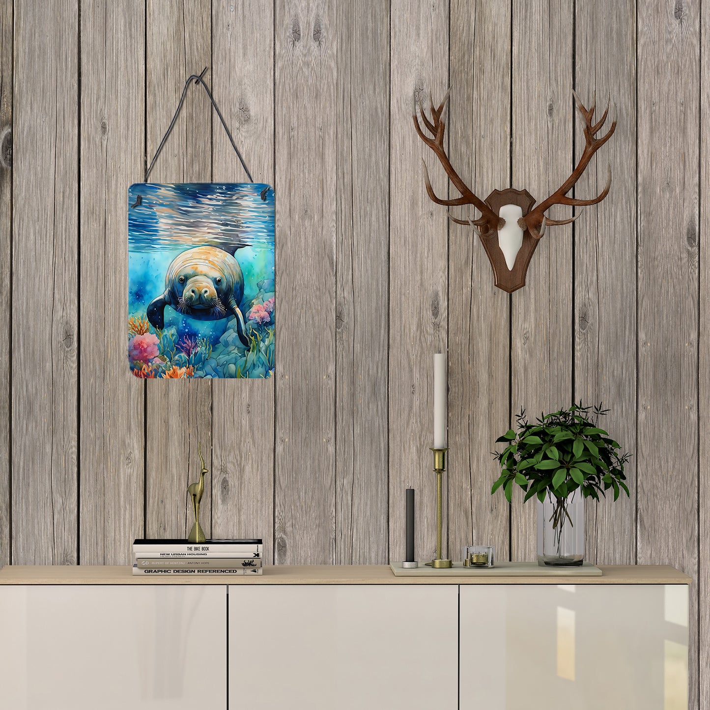 Manatee Wall or Door Hanging Prints