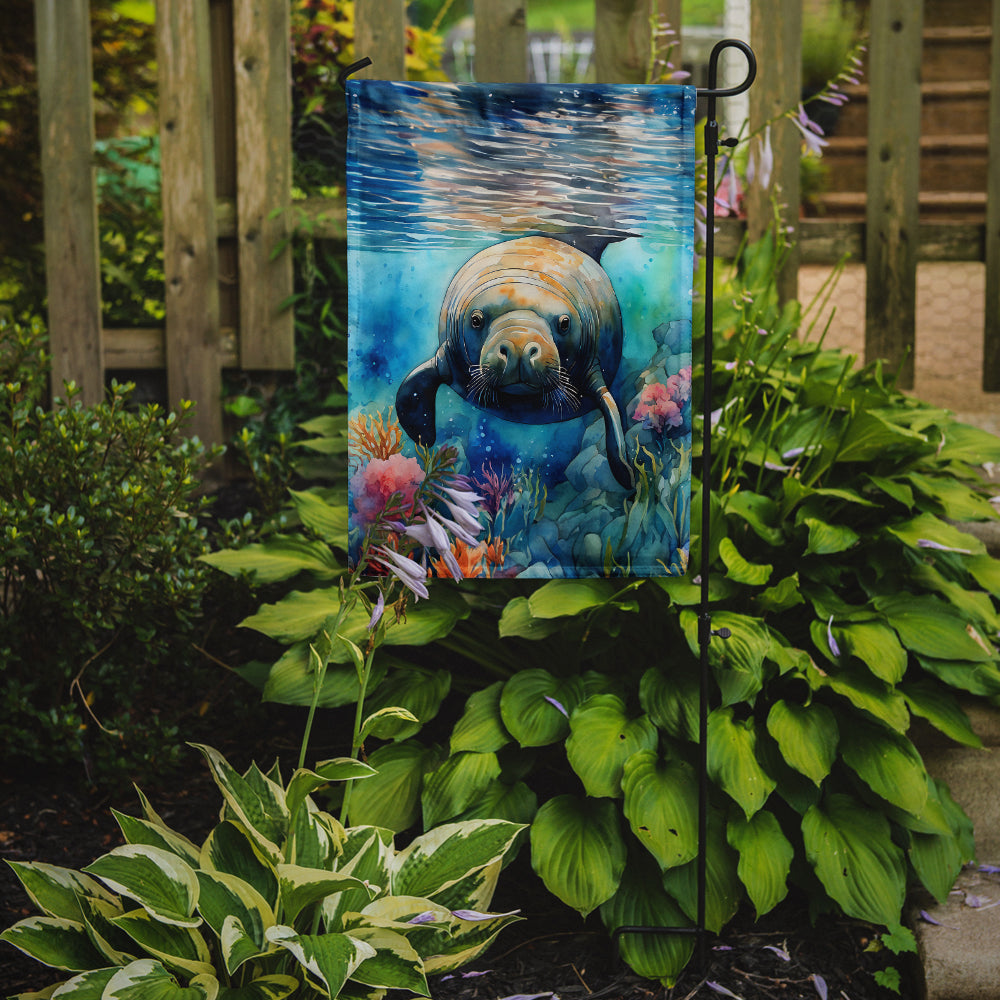 Manatee Garden Flag