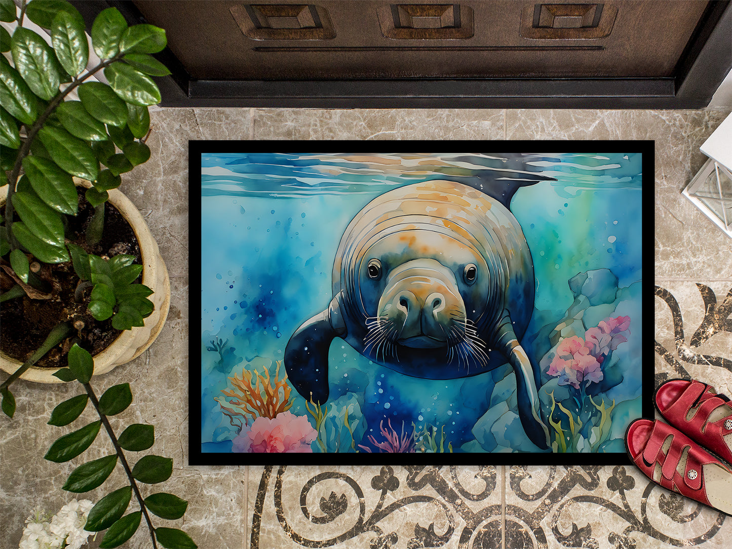 Manatee Doormat