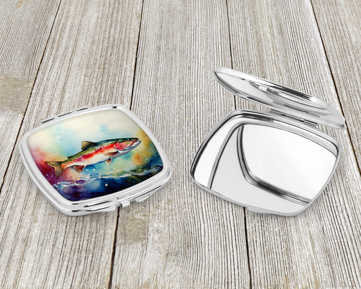 Rainbow Trout Compact Mirror