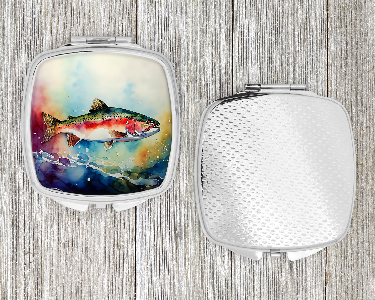 Rainbow Trout Compact Mirror