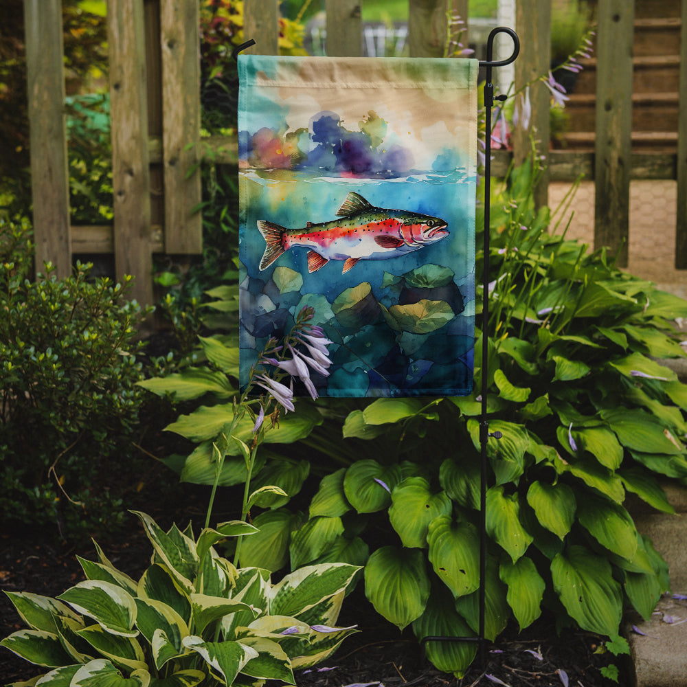 Rainbow Trout Garden Flag