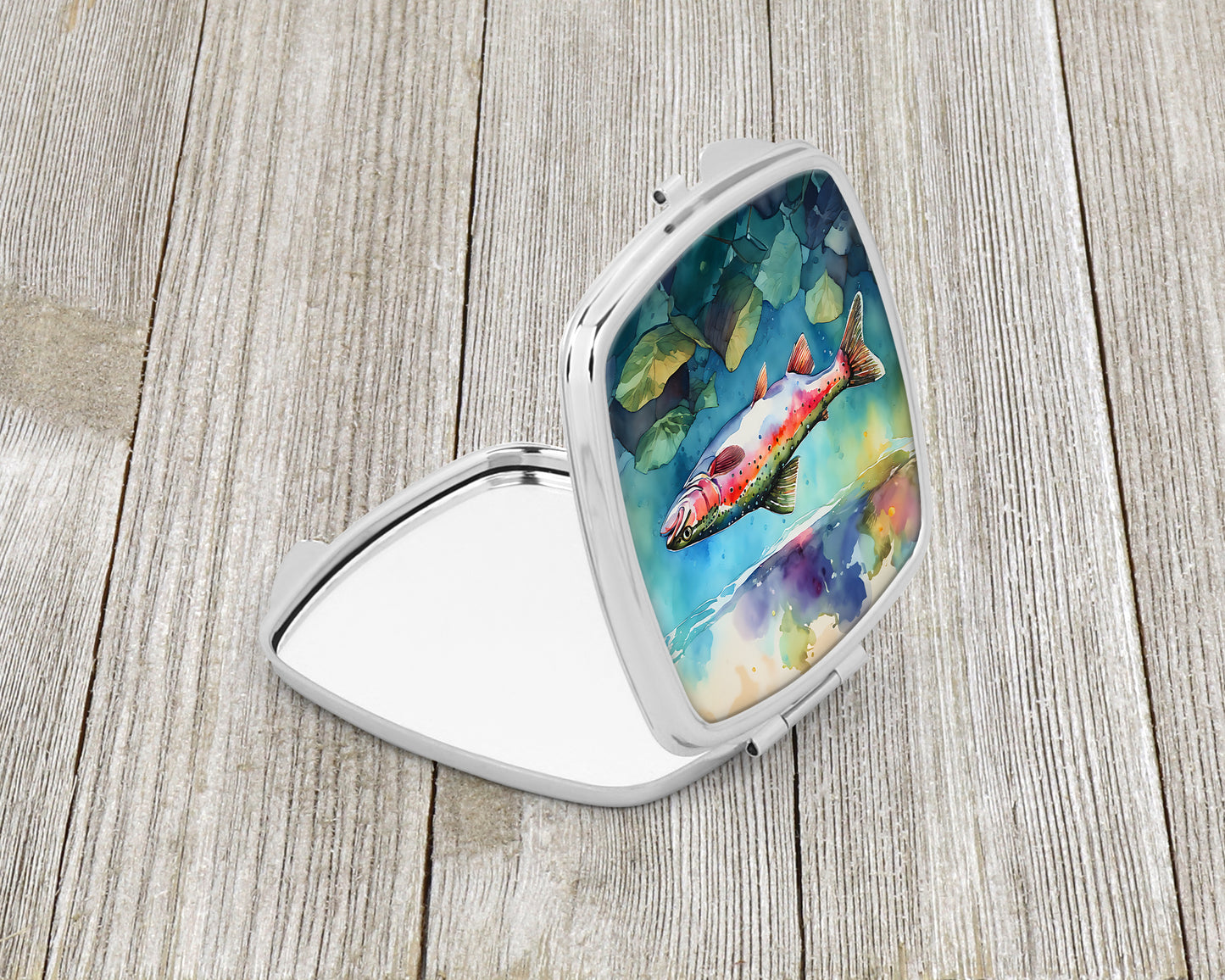 Rainbow Trout Compact Mirror