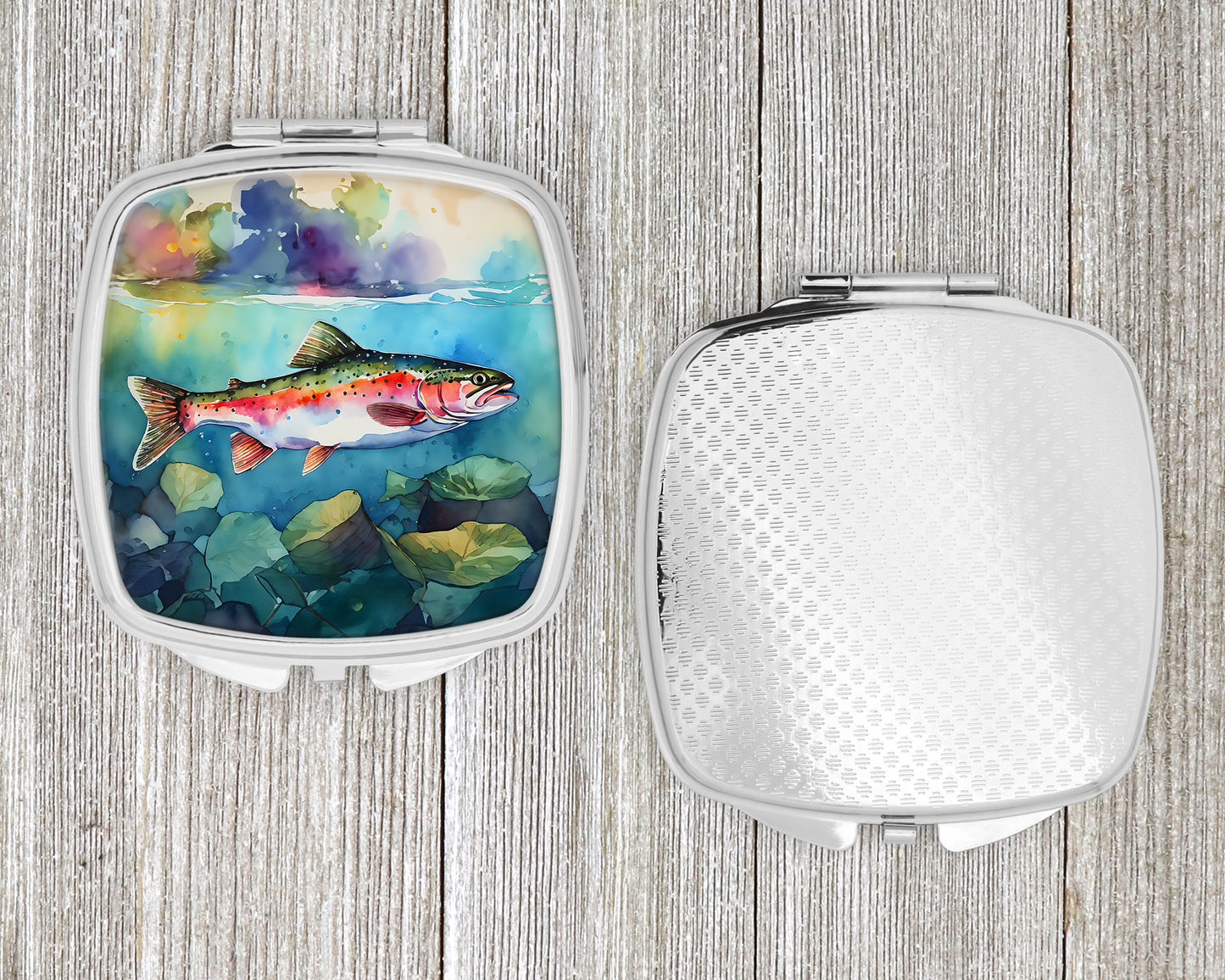 Rainbow Trout Compact Mirror