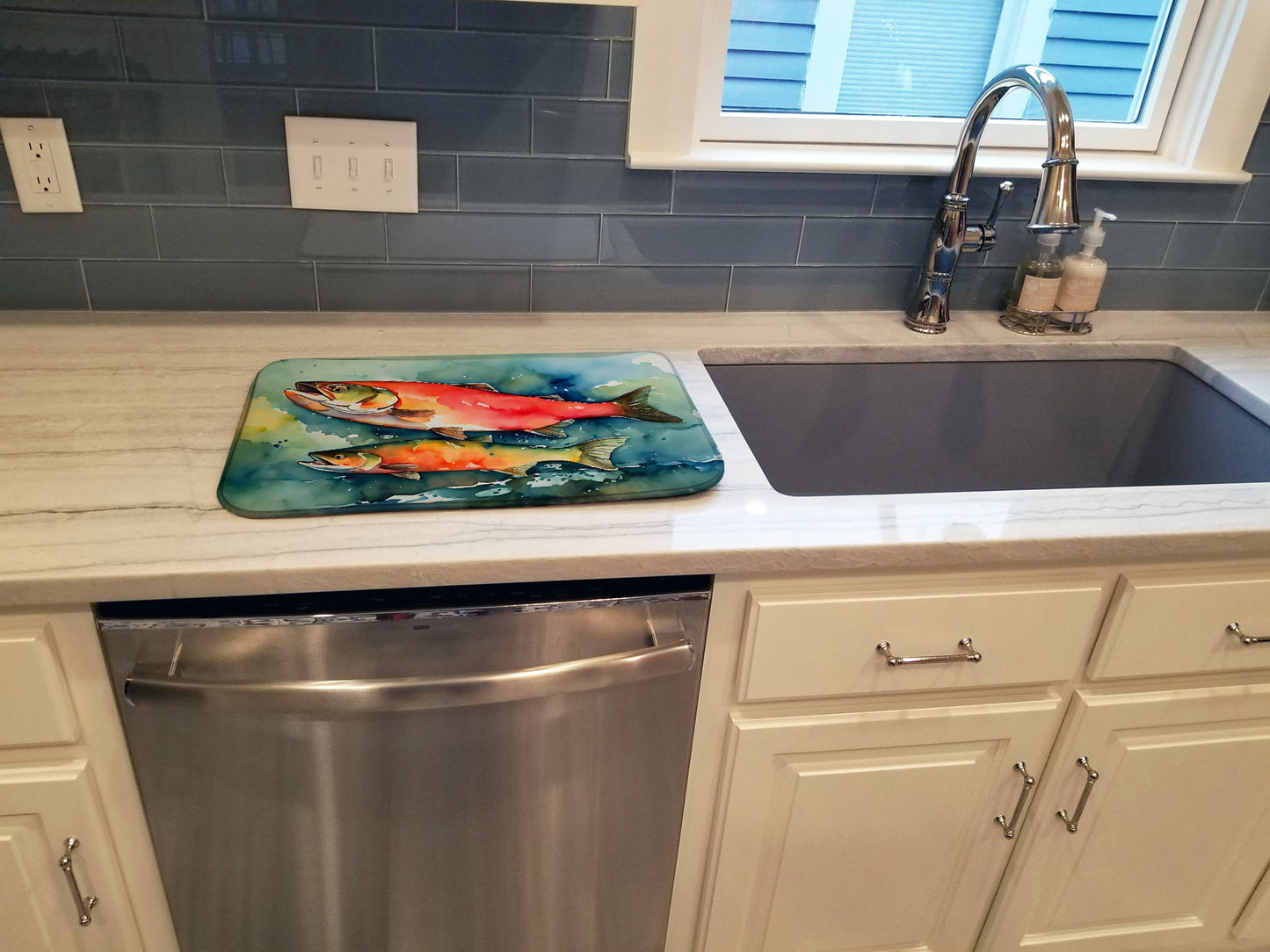 Salmon Dish Drying Mat