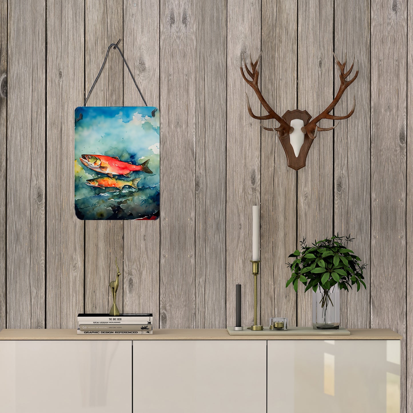 Salmon Wall or Door Hanging Prints