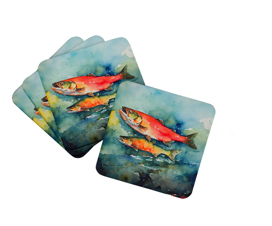 Buy this Salmon Foam Coasters