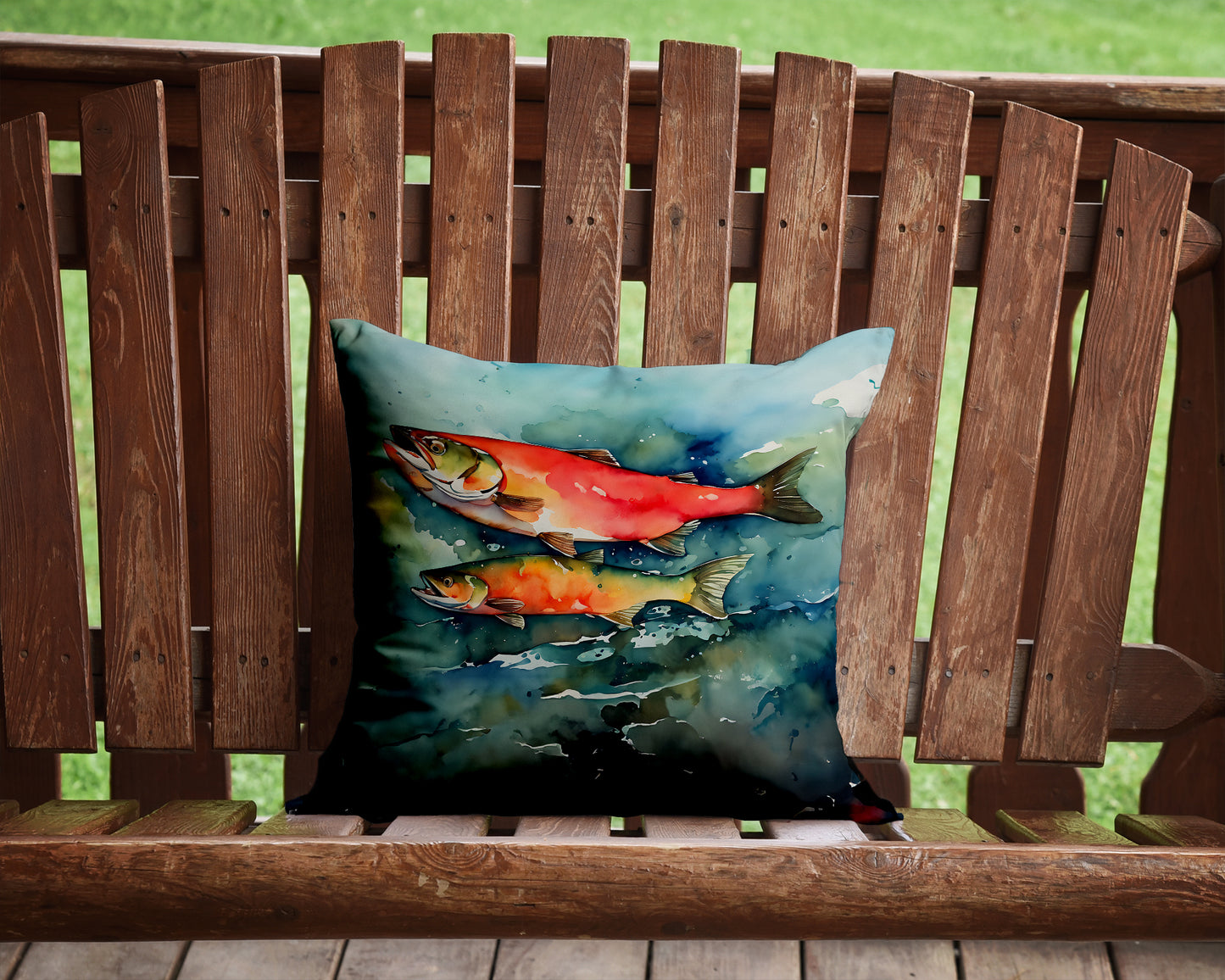 Salmon Throw Pillow