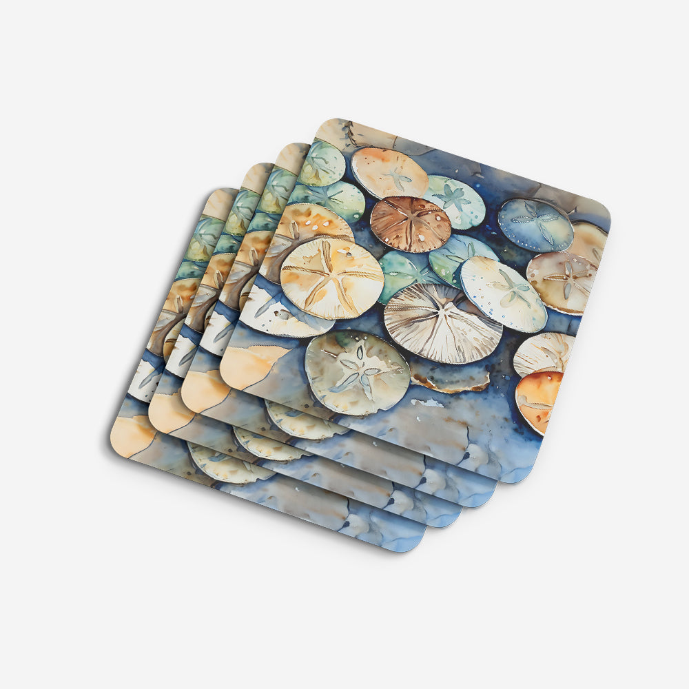 Sand Dollars Foam Coasters