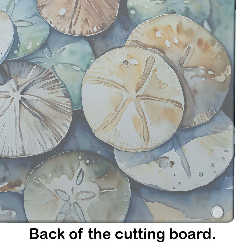 Sand Dollars Glass Cutting Board