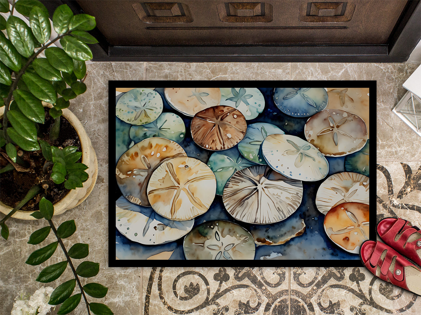 Sand Dollars Doormat