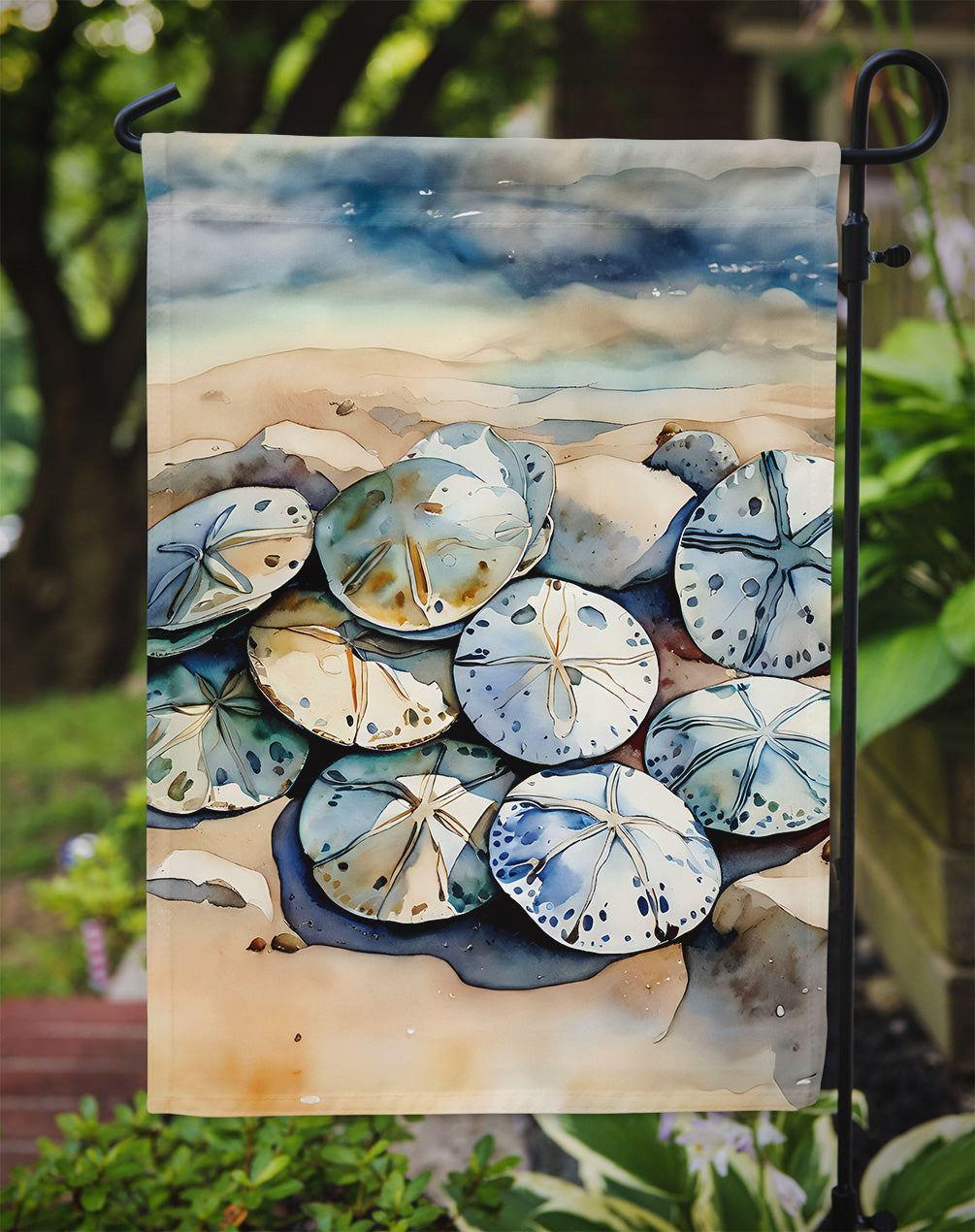 Sand Dollars Garden Flag