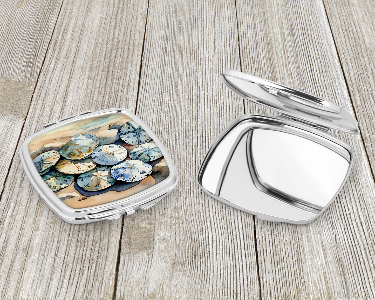 Sand Dollars Compact Mirror