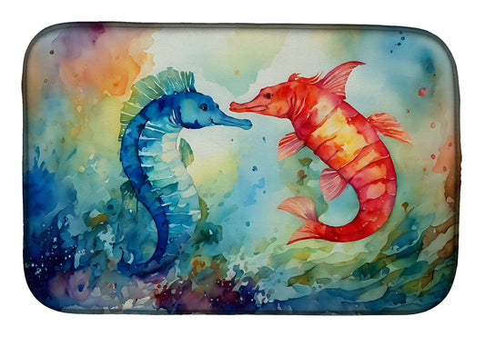 Buy this Seahorses Dish Drying Mat