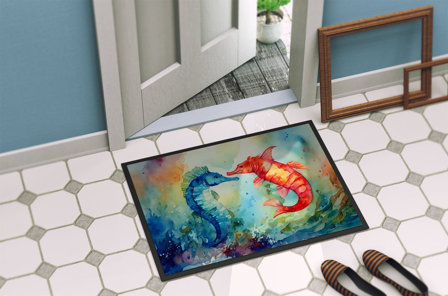 Seahorses Doormat