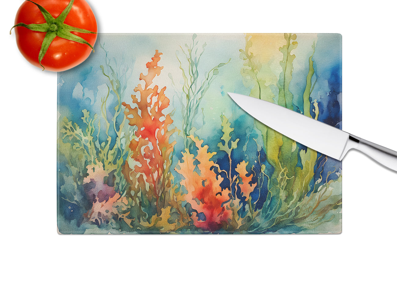 Seaweed Glass Cutting Board