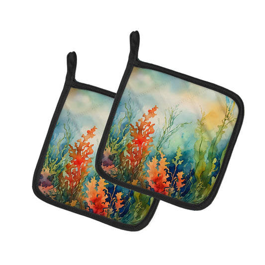 Buy this Seaweed Pair of Pot Holders