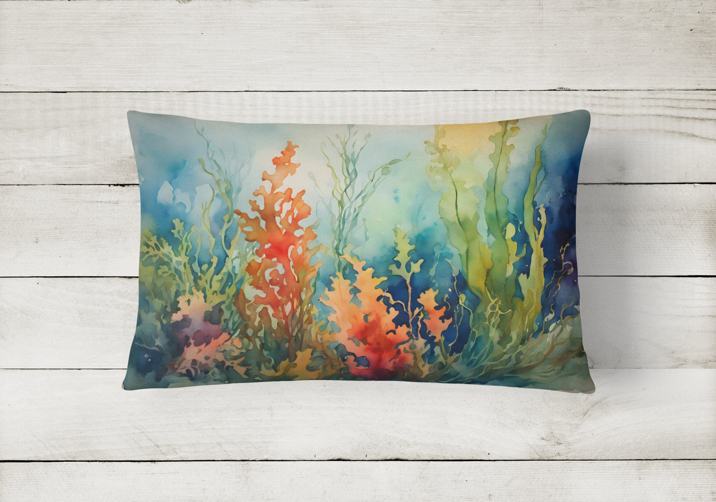 Seaweed Throw Pillow
