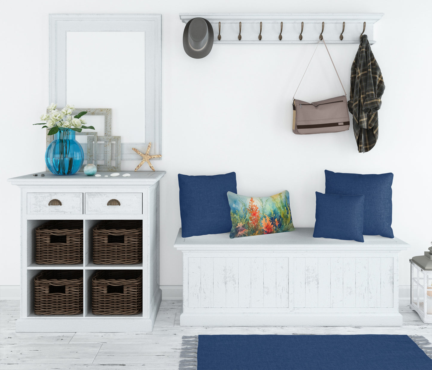 Seaweed Throw Pillow