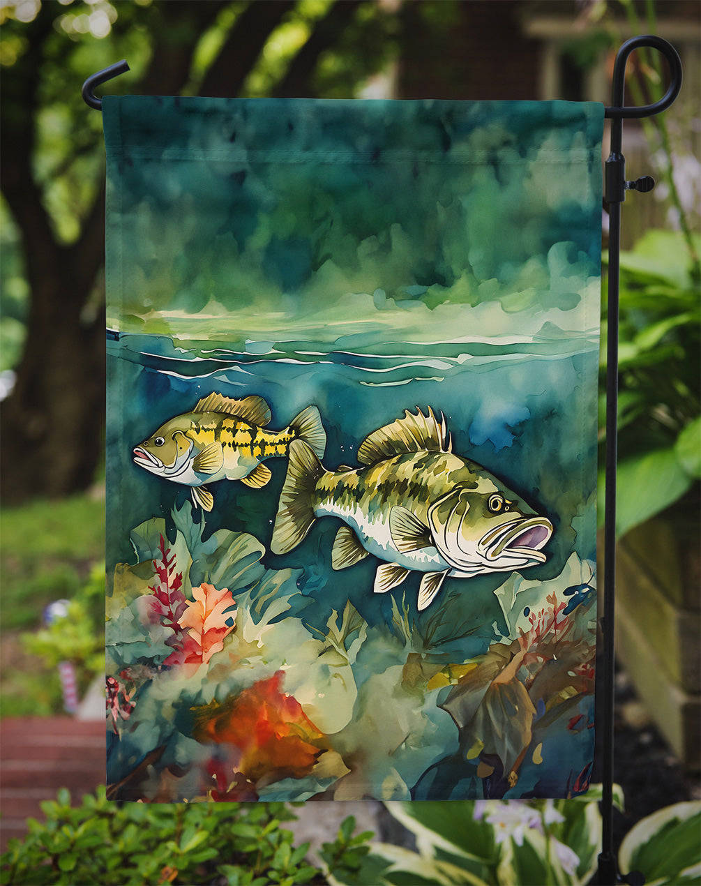 Smallmouth Bass Garden Flag