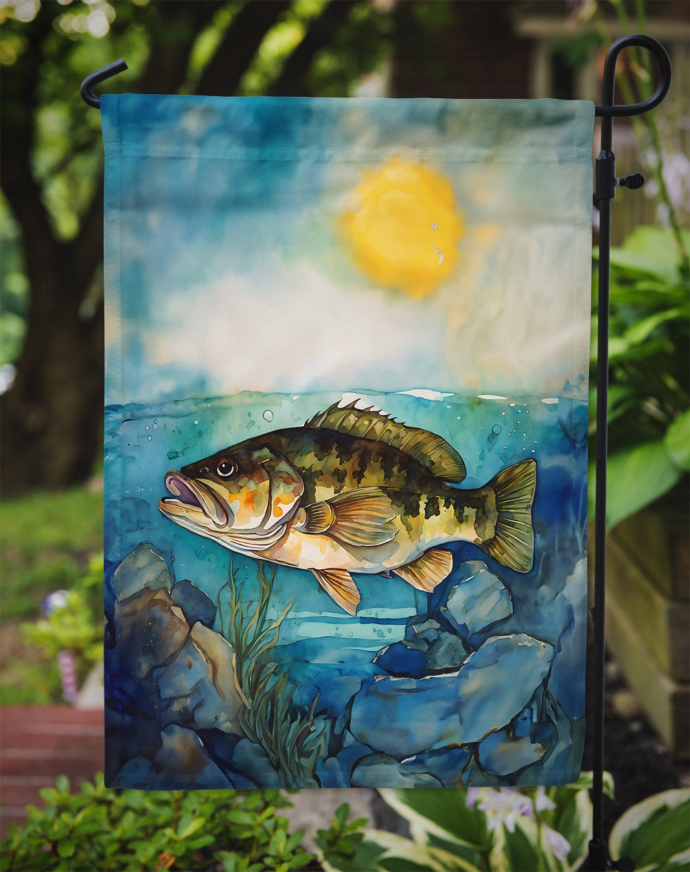 Smallmouth Bass Garden Flag