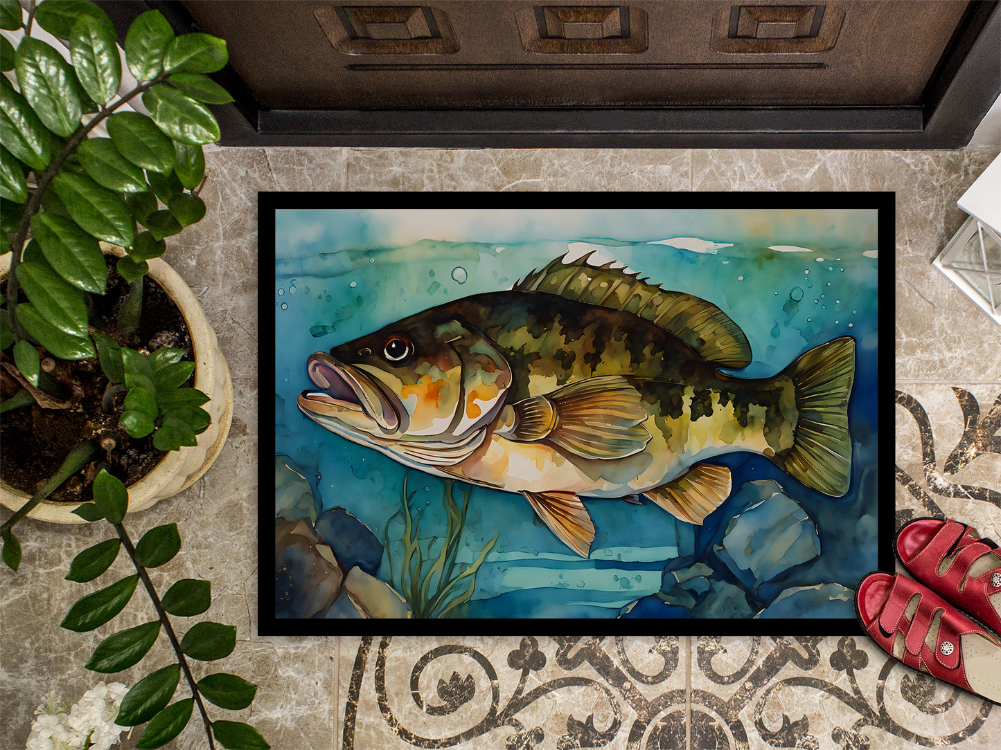 Smallmouth Bass Doormat