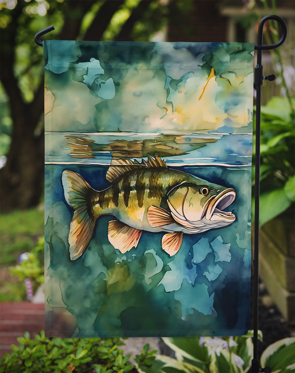 Smallmouth Bass Garden Flag