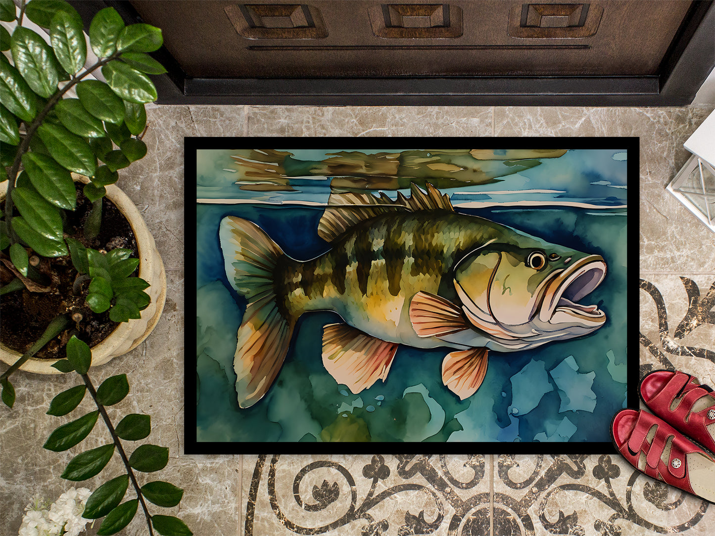 Smallmouth Bass Doormat