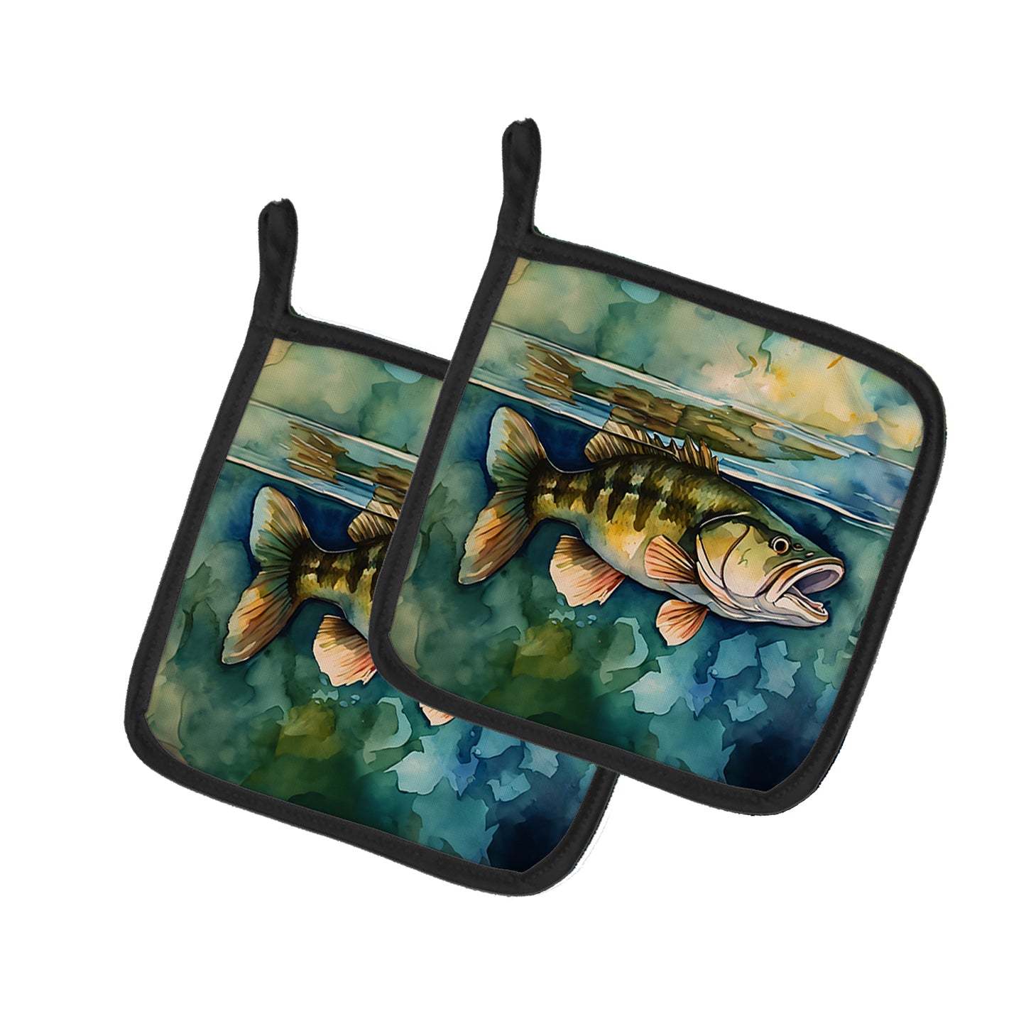 Buy this Smallmouth Bass Pair of Pot Holders