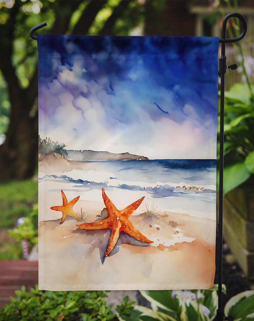 Starfish Garden Flag