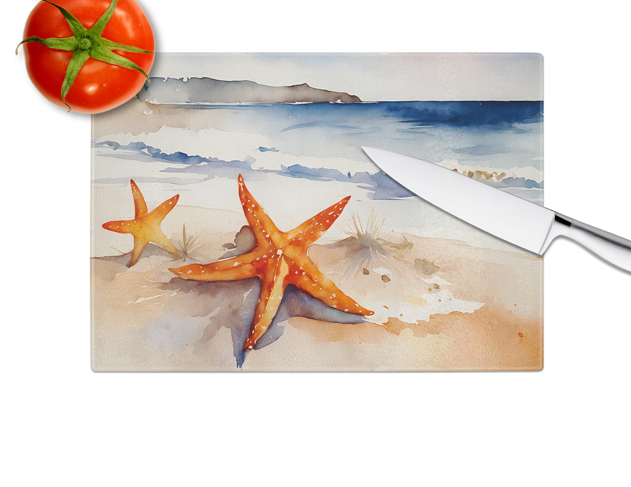 Starfish Glass Cutting Board