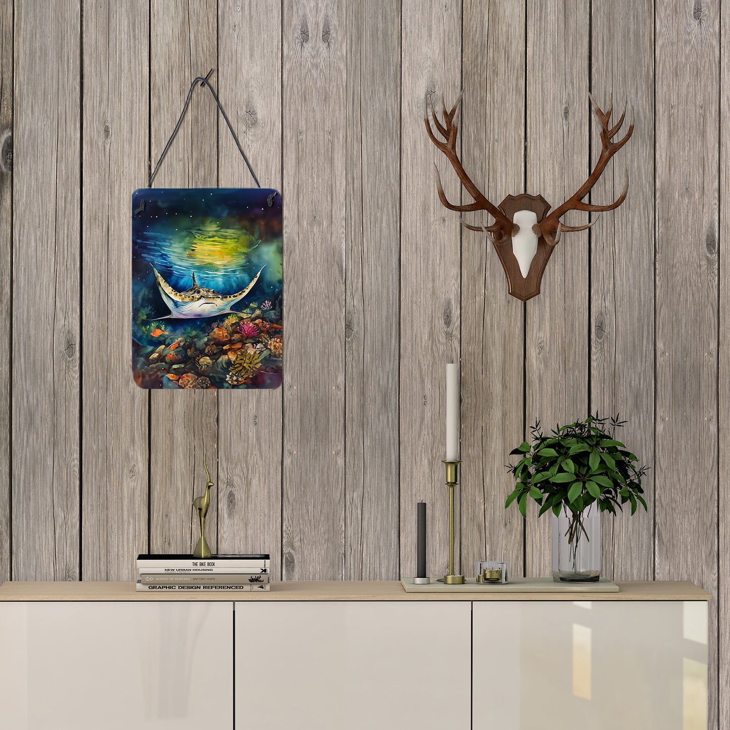 Sting Ray Wall or Door Hanging Prints