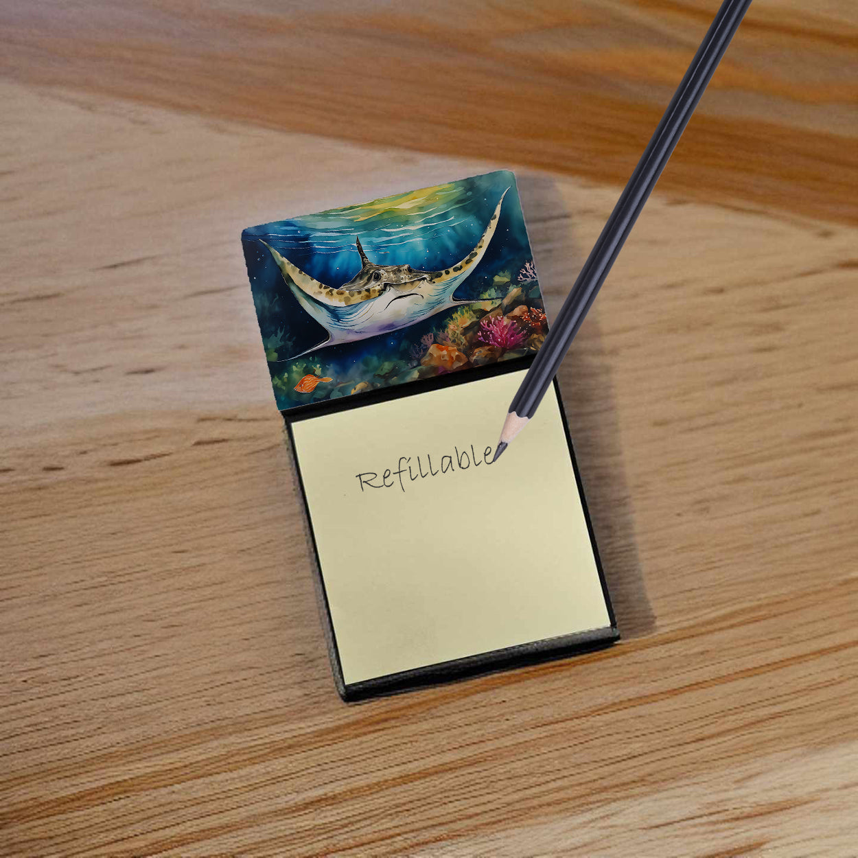 Sting Ray Sticky Note Holder