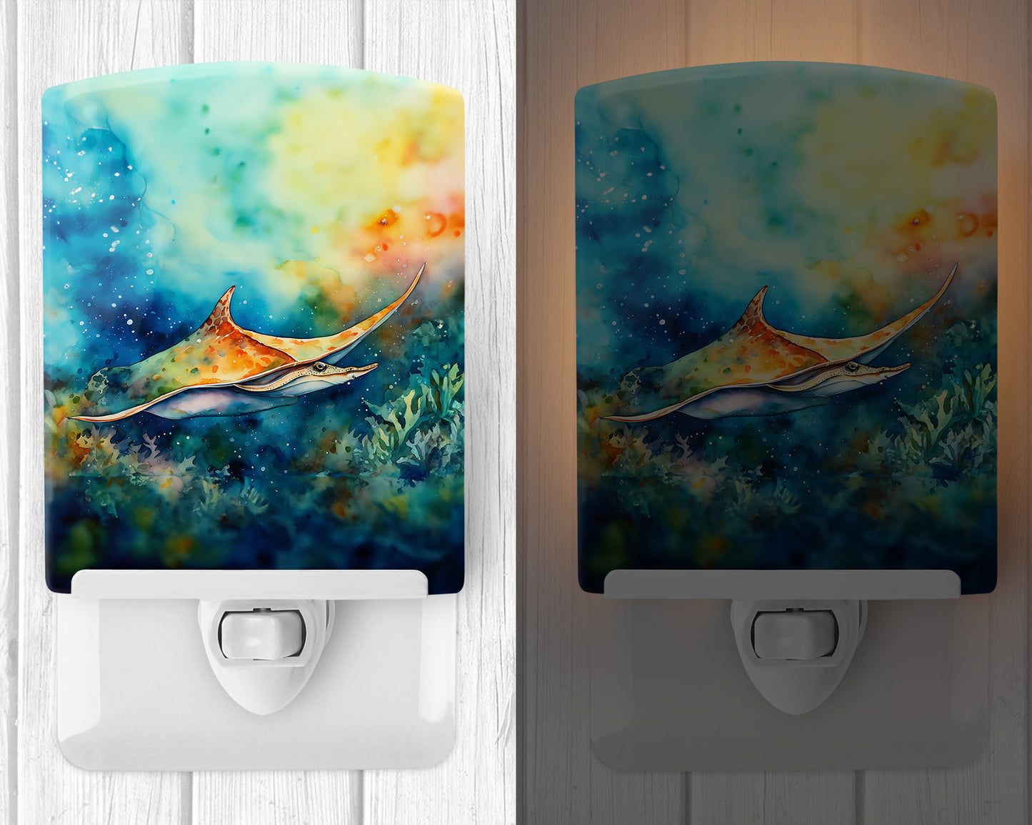 Sting Ray Ceramic Night Light