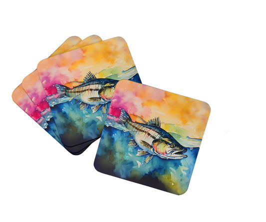 Buy this Striped Bass Foam Coasters